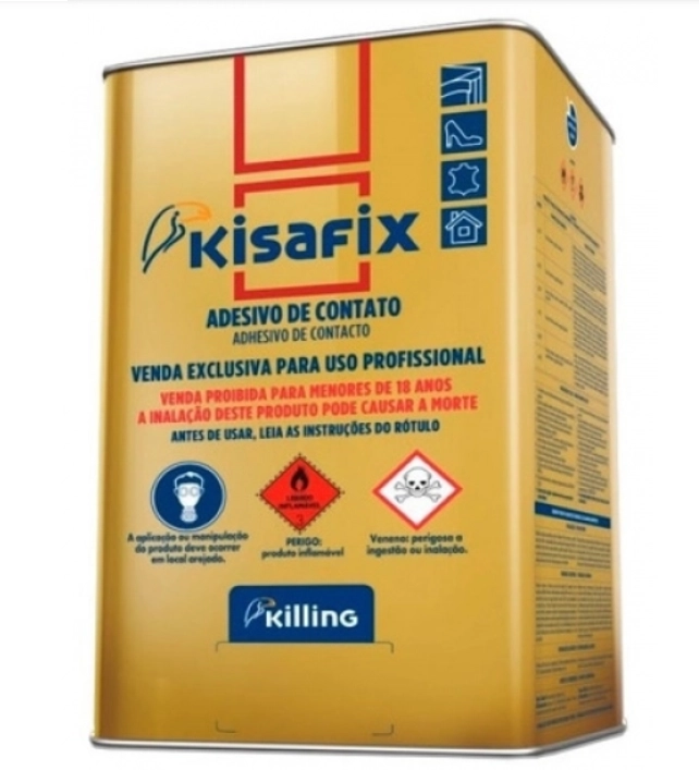 Cola Amarela Forte Kisafix - lt 14 kg