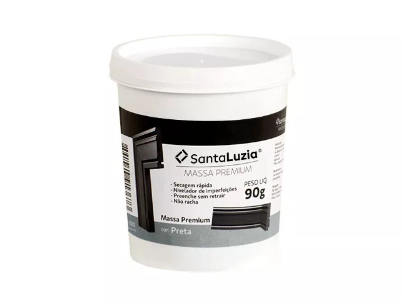 Massa Premium Santa Luzia 90g Preta