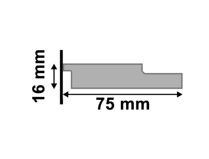 Ripa Santa Luzia 21362 7,5cm Ipê Escuro