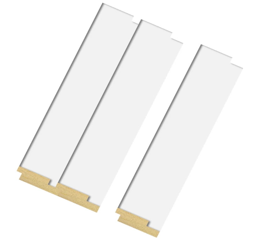 Ripado Moldufama MDF 6,2cm Branco - Estreita