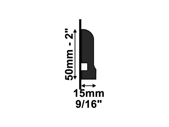 Guarnição Santa Luzia em Poliestireno 478 05cm Branco