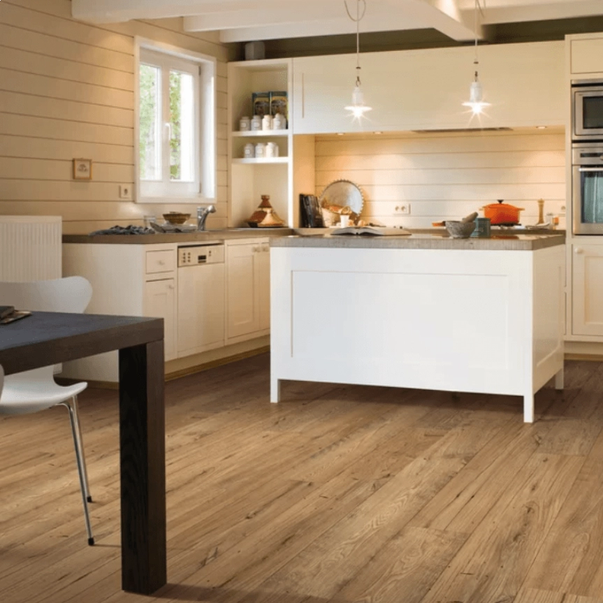 Piso Laminado Quick Step Eligna Wide 3784 - Castanheiro Natural Restaurado