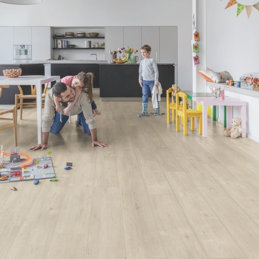 Piso Laminado Quick Step Impressive 1857 - Carvalho Bege Serrado