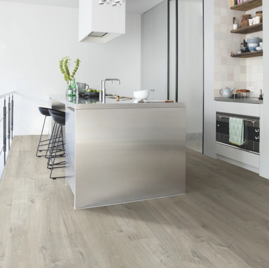 Piso Laminado Quick Step Impressive 3558 - Carvalho Cinza Suave