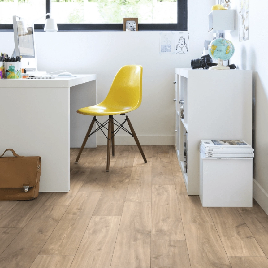 Piso Laminado Quick Step Smart 1487 - Carvalho Natural Midnight